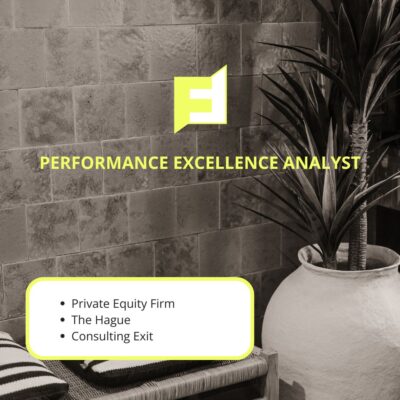 Performance Excellence Analyst – The Hague 2020
